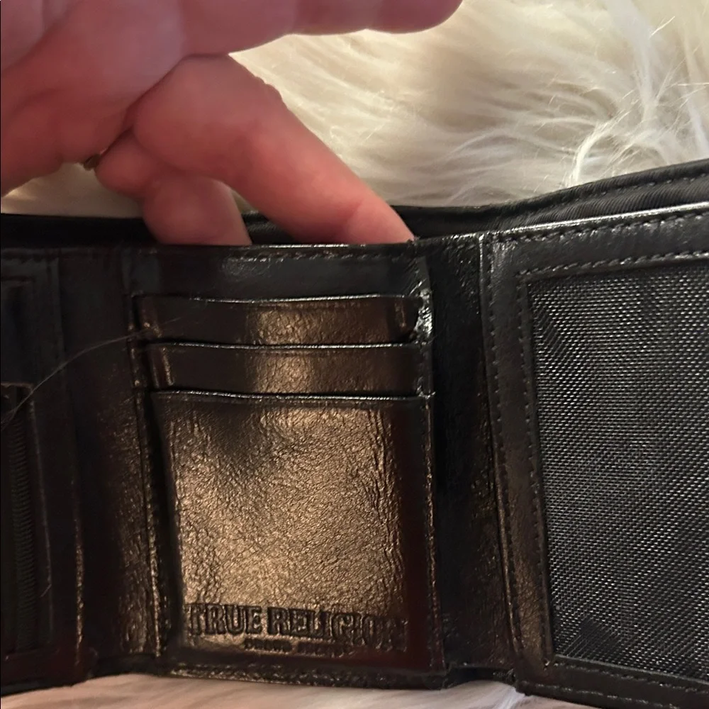 True Religion Black and Red Money Clip